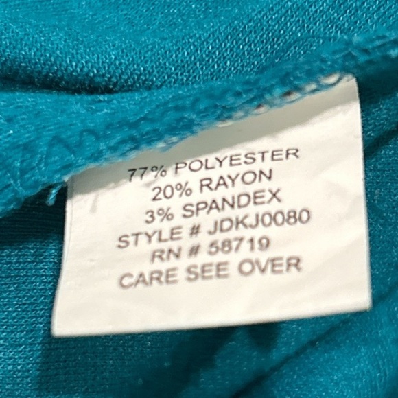 Choice's Turquoise EUC Jacket, size L. - Picture 6 of 7